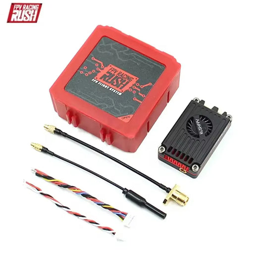 RUSH TANK MAX SOLO 2.5W VTX Video Transmitter High Power 48CH VTX with CNC shell for RC FPV Long Range Fixed-wing Drones - Shoppiline