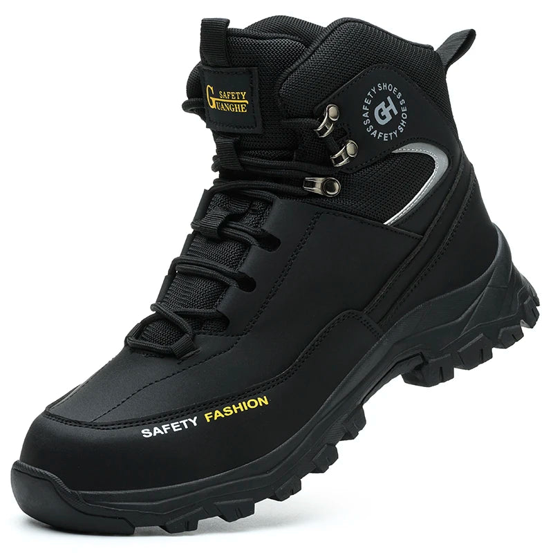 Work Boots Indestructible Safety Shoes Men Steel Toe Shoes Puncture-Proof Sneakers Women Non Slip Work Shoes Male Tactical Boots - Shoppiline