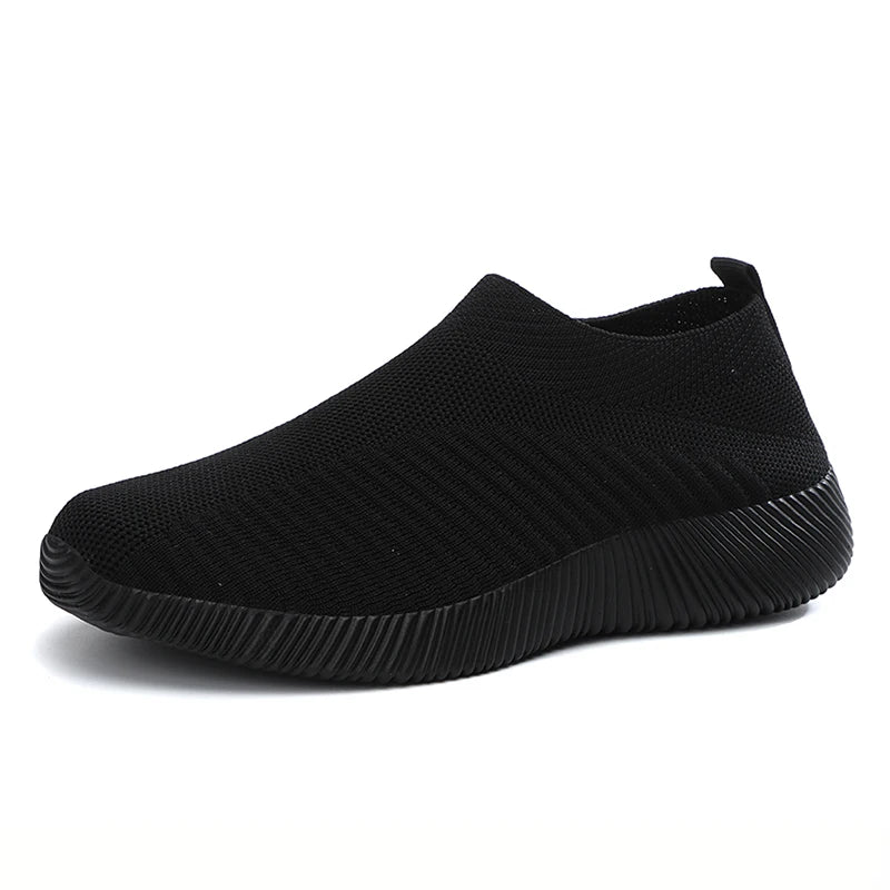 New Pink Women Shoes Soft Sneakers Lightweight And Comfortable Women Slip On Lazy Loafers Walking Shoes For Women Size 36-42