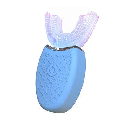 Intelligent U-Type Toothbrush 360 Degrees Sonic Electric Automatic with USB Charge Waterproof Silicon Head for Oral Care