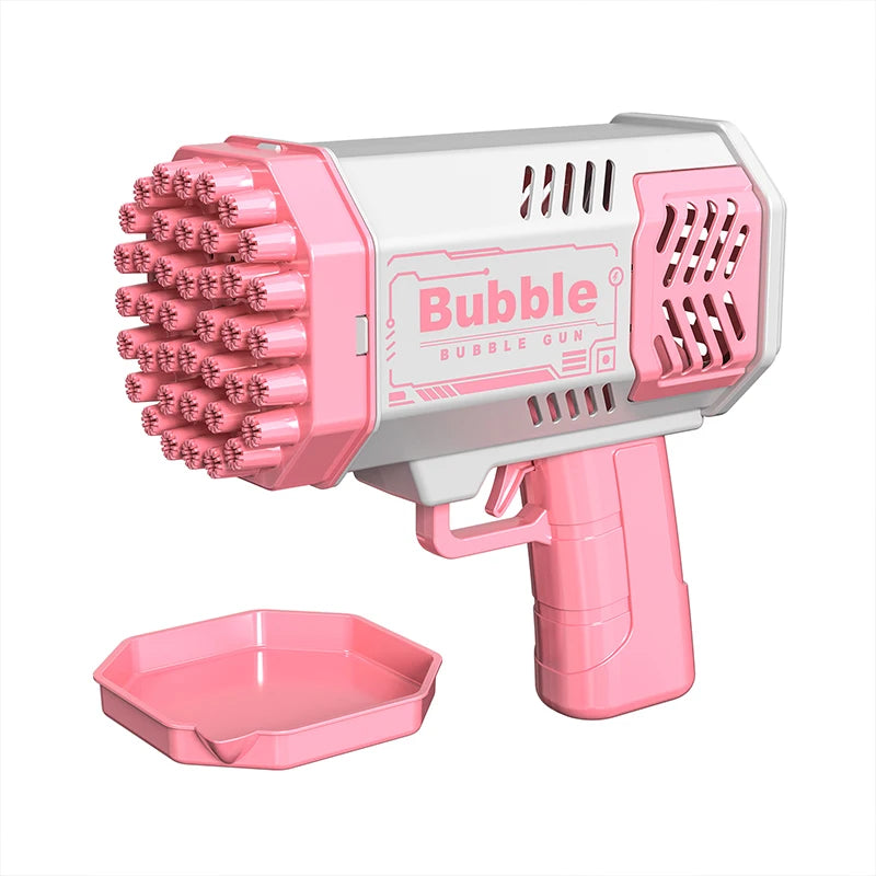 40 Hole CHILDREN'S Outdoor Toy Bubble Gun Electric Toy Blowing Bubbles (Without Bubble Water) - Shoppiline