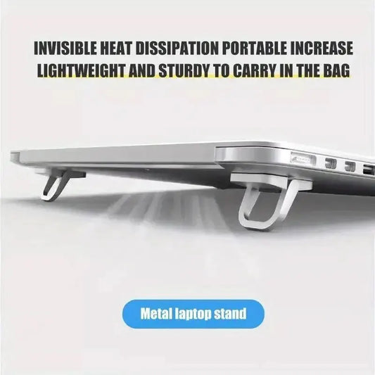 2-Pack Laptop Stand Set with Keyboard Riser & Elevator | Mini Portable Laptop Supports for Desk