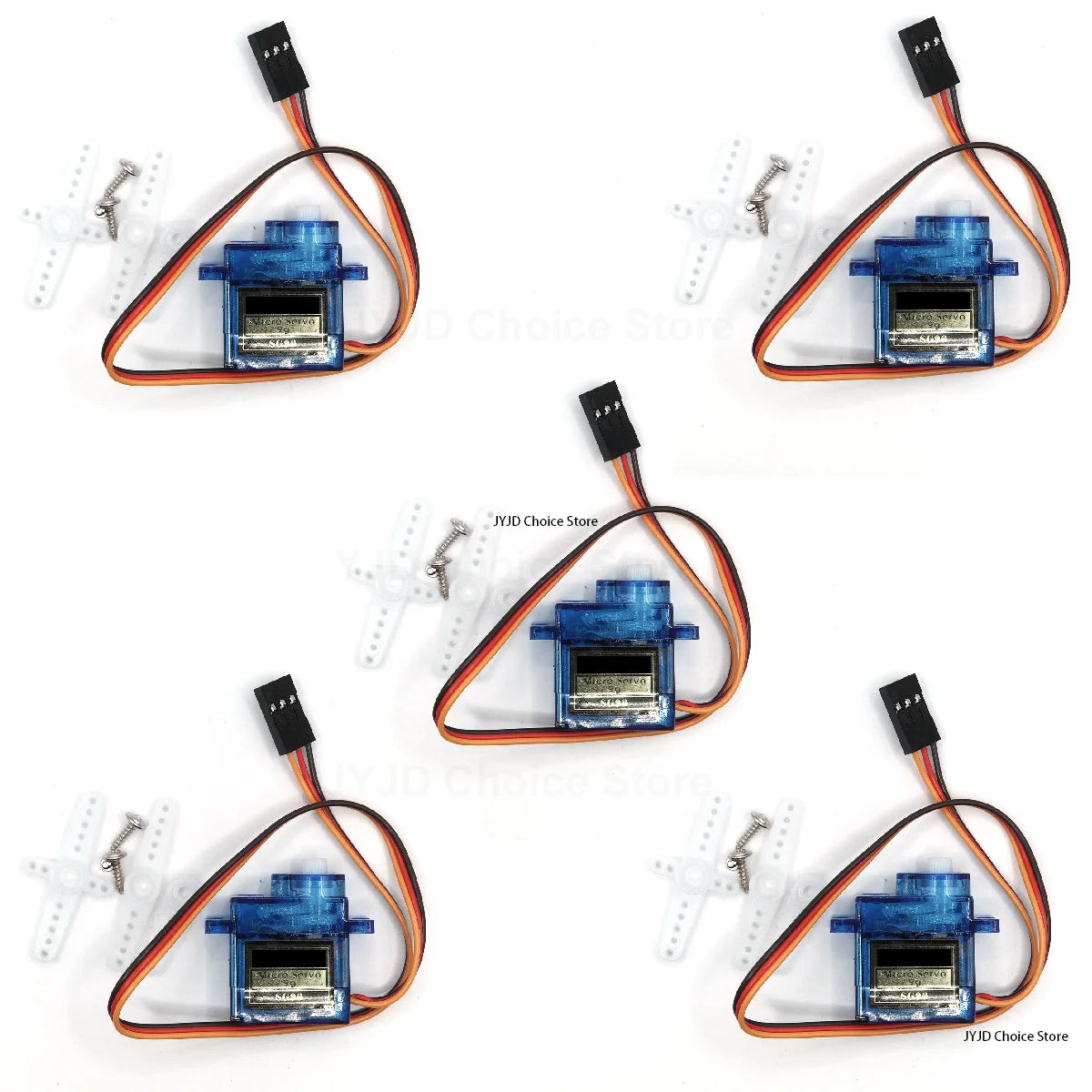 5pcs SG90 9G Micro Servo Motor For Robot 6CH RC 250 450 Helicopter Airplane Glider mini Car - Shoppiline