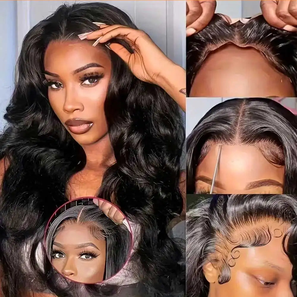 40 42 Zoll Body Wave Echthaarperücken 13x4 13x6 HD Lace Frontal Wig Echthaar Remy 5x5 Glueless Lace Closure Perücken für Frauen