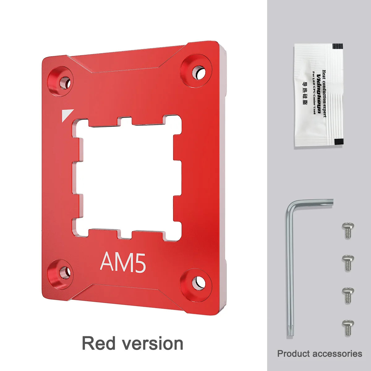 AM5 CPU Bending Corrector Aluminum Alloy Contact Frame for AMD Ryzen 7950X 7800X 7700X 7600X 7500F