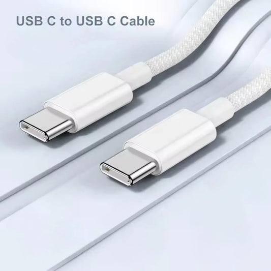 USB C to USB C Cable 60W Fast Charging, PD 60W, 480Mbps Data Transfer, for Laptops, Tablets, Type C Devices, MacBook, Phones