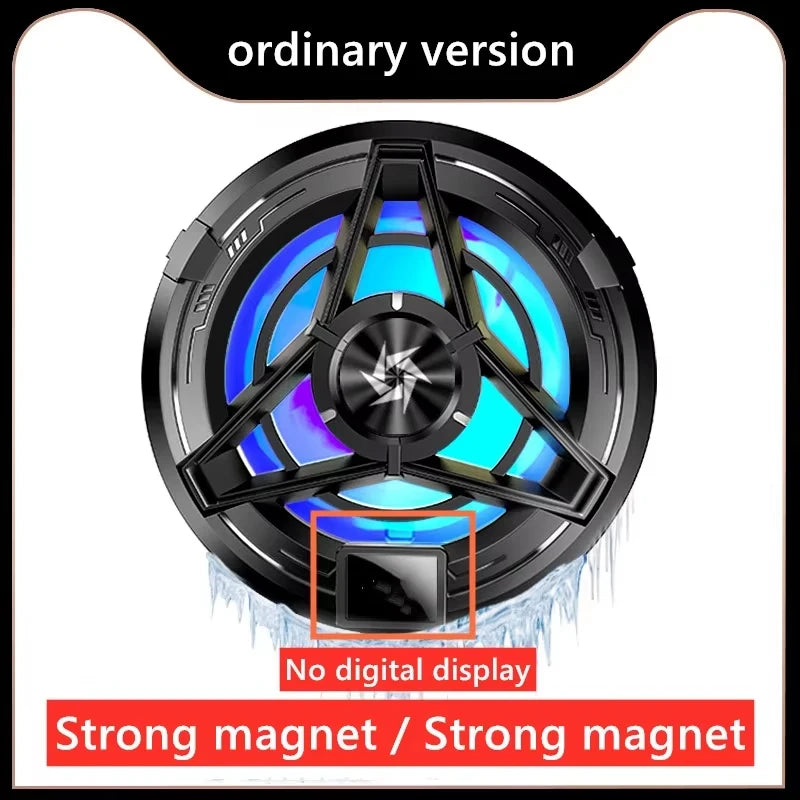 SL17 Magnetic Phones Cooler Back-Clip 2 in 1 Game Cooler Semiconductor Fast Phone Cooling Fan for IOS Android Phone - Shoppiline