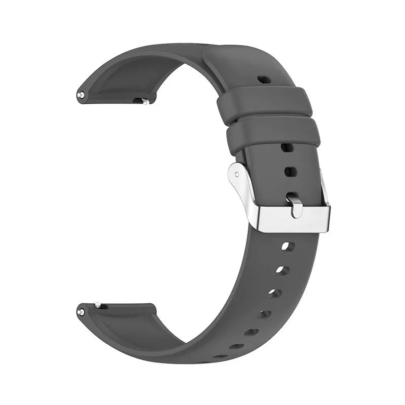 Universal Watch Straps 22mm 20mm Quick Release Silicone Band Soft Rubber Wristband for Huawei Samsung Xiaomi Amazfit Smartwatch