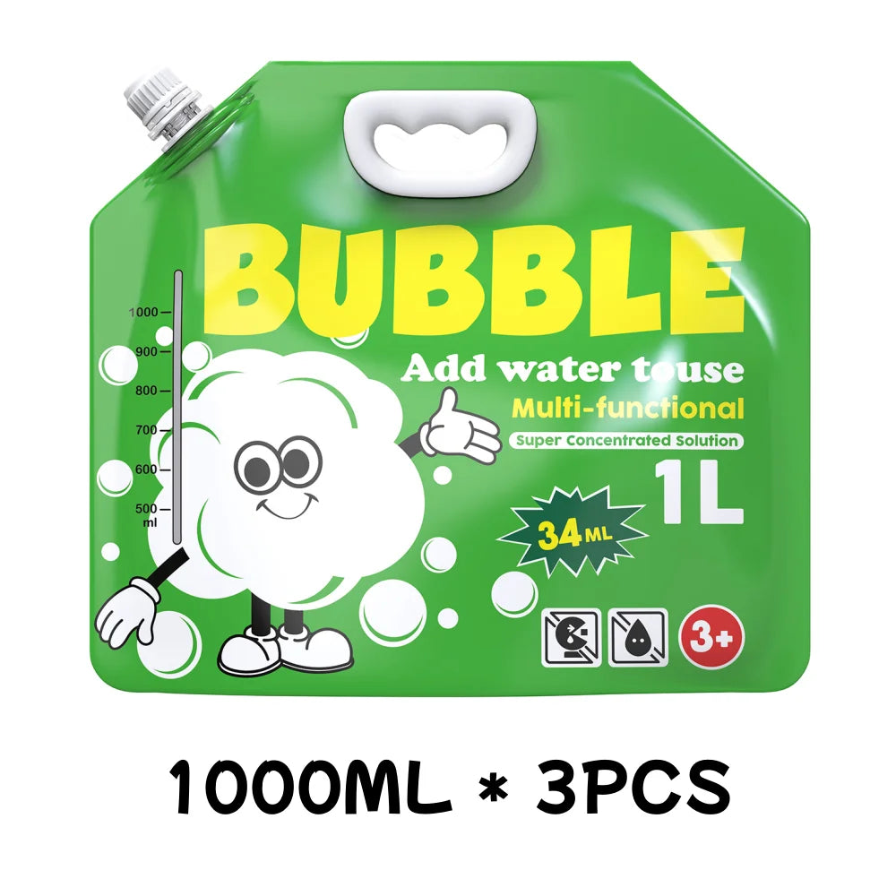 Concentrated Bubble Solution for Bubble Machines, Giant Wands, and Blowers - for Kids' Birthday Parties - Shoppiline