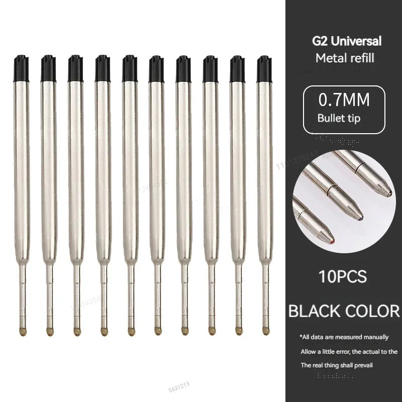 5-20pcs L:3.9 in/99mm Ballpoint Pen G2 Refills for Medium Point Blue Red Black Ink Rods for Office Stationery School Supplies