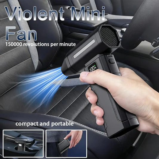 X8 Brushless Turbo Jet Fan Blower 150000RPM Powerful Electric Air Blower Vacuum Dust Cleaner Portable Dust Cleaner Violent Fan - Shoppiline