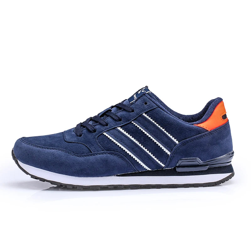 2024 New High Quality Men's Sneakers Leather Casual Shoes Autumn Breathable Men Shoes Male Flat Shoe - Shoppiline