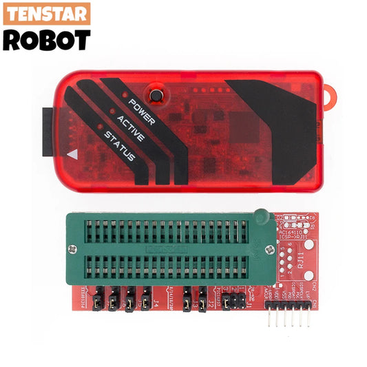 TSTARDEV PICKIT3 PIC KIT3 PICKIT 3 Programmer Offline Programming PIC Microcontroller Chip Monopoly+PIC Programmer Adapter Seat - Shoppiline