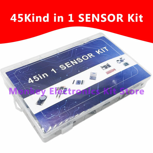 45 in 1 Sensors Modules and 16 Kinds Starter Kit For Arduino Raspberry Pi , Better Than 37 in 1 With Box DIY UNO R3 MEGA2560 - Shoppiline