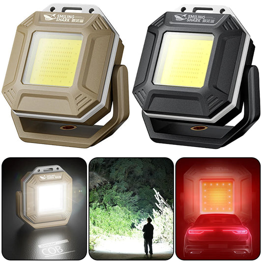 COB LED Inspection Lamp Waterproof Flashlight with Magnetic Base Emergency Light Rechargeable for Car Repair Emergency Workshop - Shoppiline
