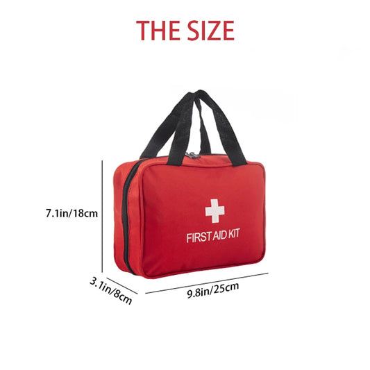 260pcs Deluxe First Aid Kit - Essential Emergency Supplies for Home, Outdoor Adventure and Camping Safety - Shoppiline