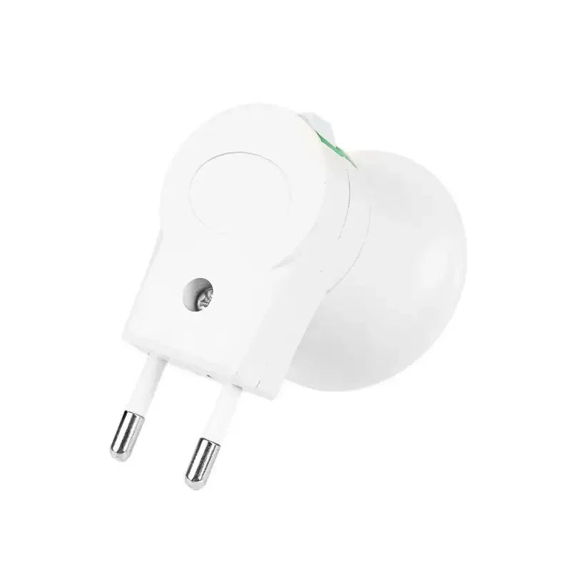 E27 LED Light Lamp Bulbs Socket Base Holder EU/US Plug Adapter ON/OFF Switch White bulb holder