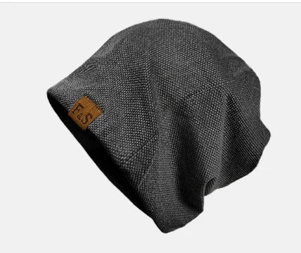 Pile pile hat, casual knitted hat, spring and autumn winter velvet addition, men's and women's outdoor Baotou pullover hat