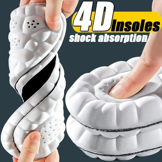 Latex Sport Insoles Soft High Elasticity Shoe Pads Orthotic Breathable Deodorant Shock Absorption Arch Support Insole New