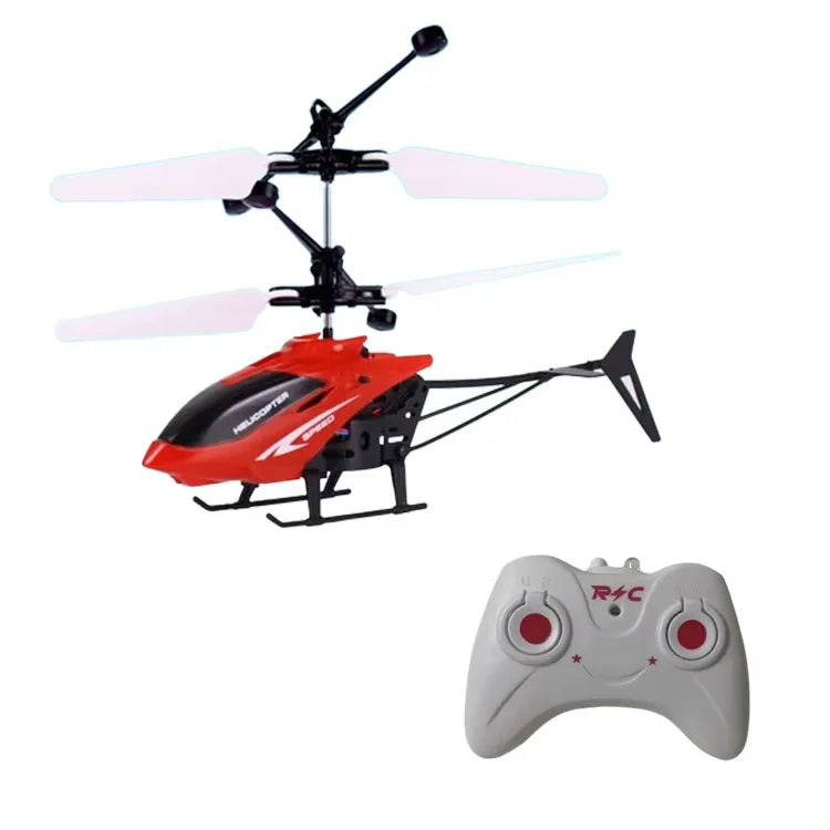 Rechargeable Mini Remote Control Helicopter Wireless Remote Control Infrared Induction Aircraft Children's Toy Aircraft Model