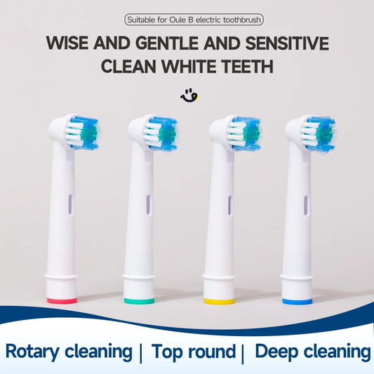 20Pcs/Lot Electric Toothbrush Head For Oral B Sensitive Replacement Brush Heads D25 D30 D32 D18 4739 3709 4728 D4510 D12013