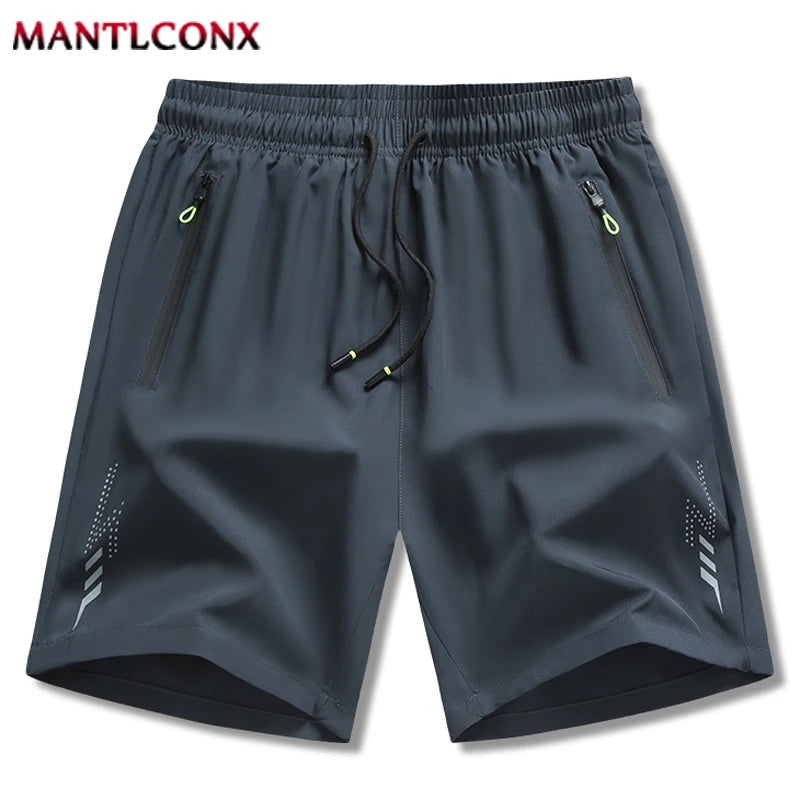 Men's Shorts Summer Football Soccer Sports Short Pants Breathable Drawstring Quick Dry Running Sports Shorts Men Jogging Bottom