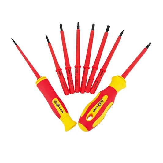 New Hexagonal Screwdriver Insulated Electrician Screwdriver High Hardness Set Magnetic Cross Word Shaped Plum Blossom
