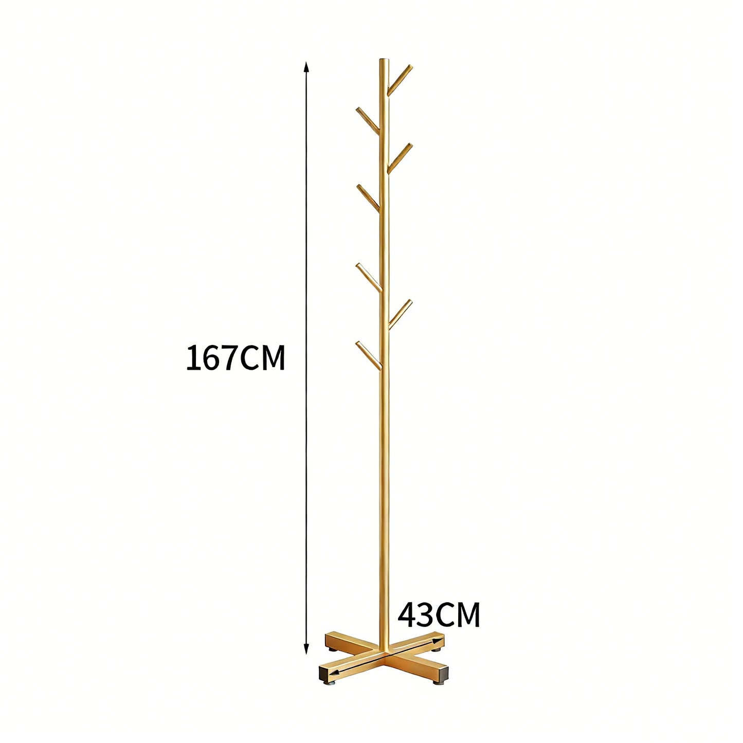 Floor Standing Clothes Rack Household Coat Hanger Simple Storage Organizer for Bedroom Living Room Clothing Display Stand