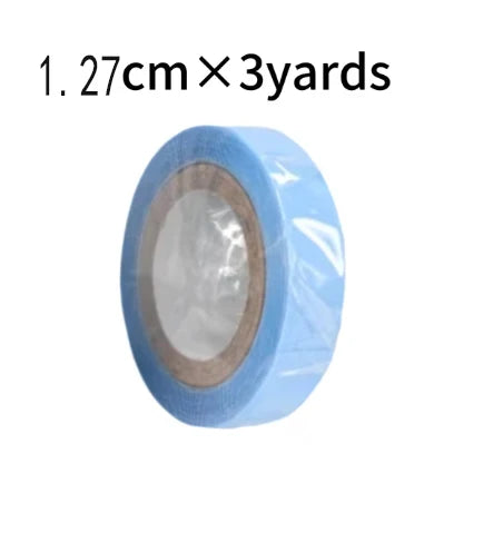 3YARDS Hair SystemsTape For Lace Front Blue Double Sided Wig Tape For Hair Extensions Adhesive Tape Wig Styling Tools