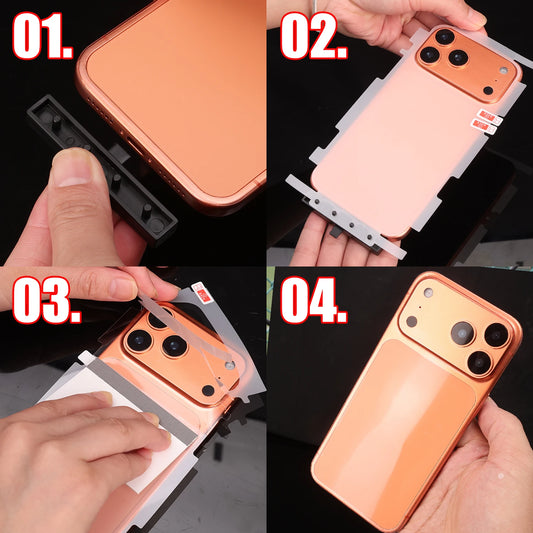For iPhone 17 Pro Max Air 17Pro 17PM 17Air HD Side Frame Back Full Coverage Protective Film For iPhone17 Border Hydrogel Film - Shoppiline