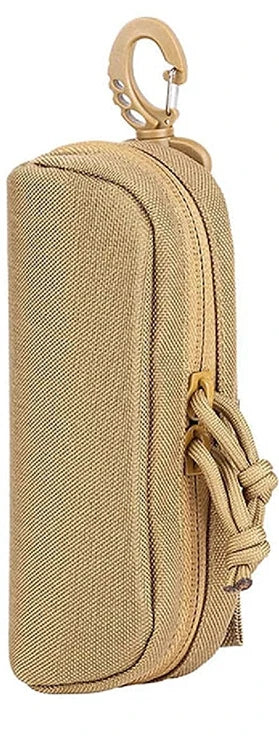 Étui à lunettes tactique, étui de protection antichoc pour lunettes de chasse en extérieur, étui portable pour lunettes de soleil d'extérieur - Nylon 1000D pour homme