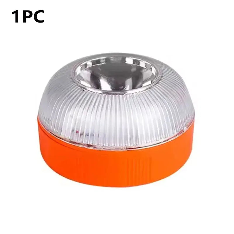 Waterproof LED Warning Beacon, Magnetic Emergency Strobe Light for Forklift, Truck, School Bus, Construction Vehicle, Roadside B