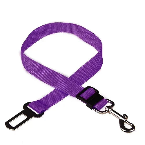 Adjustable Pet Dog Car Seat Belt Leash Heavy Duty Durable Nylon Pet Safety Harness Universal for Vehicle Heavy Duty Sturdy