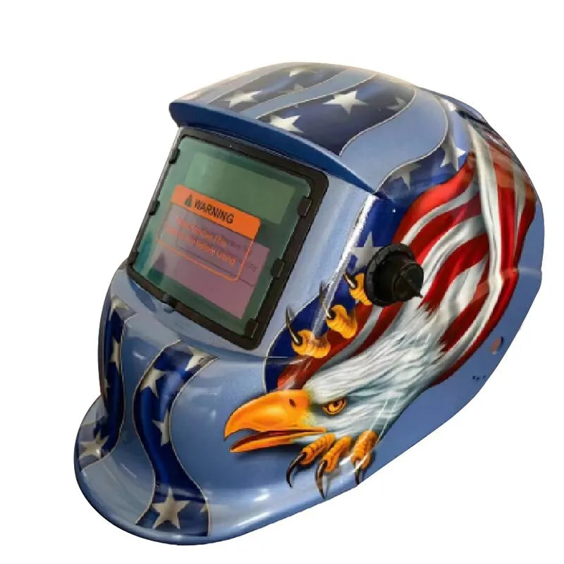 AIRAJ Welding Helmet Auto Darkening Welding Mask For TIG MIG ARC Welder Machine Large View True Color DIN9-13 93*42MM Vision - Shoppiline
