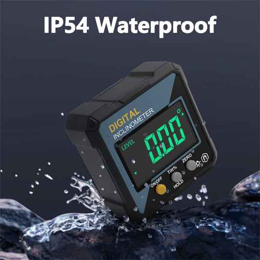 Woodworking Tools 4-sided Magnetic Dual Laser Inclinometer Digital Angle Measuring Instrument with Tilt Measurement Laser Level - Shoppiline