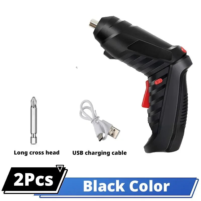 47 PCS 3.6V Electric Screwdriver Set 1800mAh Battery Powered Portable Cordless Electric Screwdriver Household Maintenance Power - Shoppiline