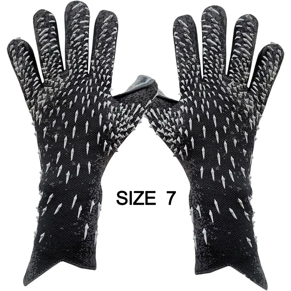 Goalkeeper Gloves Strong Grip for Soccer Goalie Goalkeeper Gloves with Size 6/7/8/9/10 Football Gloves for Kids Youth and Adult - Shoppiline