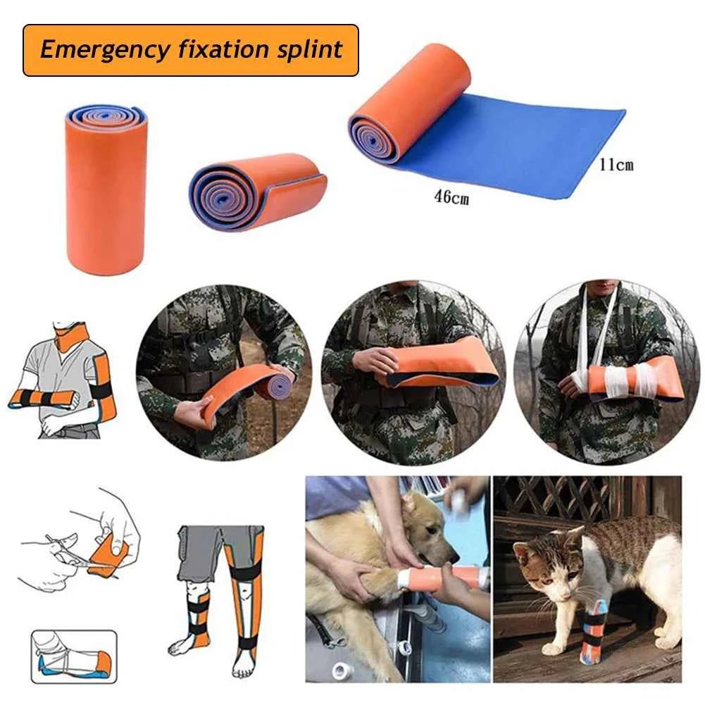 Universal Aluminum Splint Roll: Medical - Grade Polymer for Emergency Bone Fixation in Outdoor Survival Kits - Shoppiline