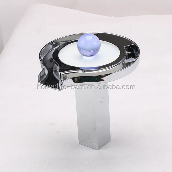 Cheap Brass RGB Water Led Sensor Light Basin Faucet 3 Color Changing