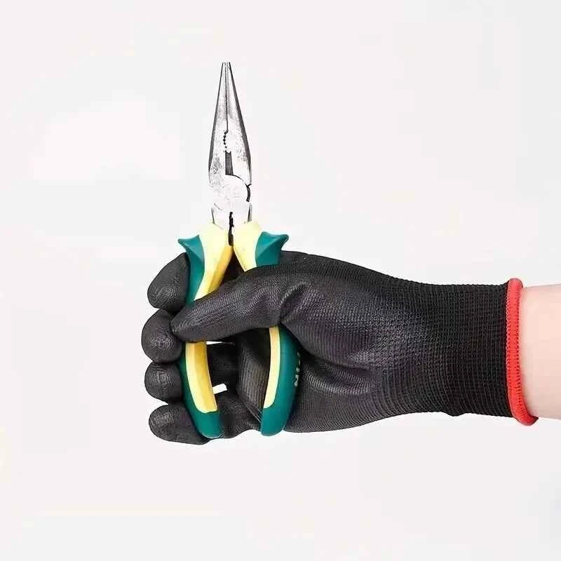 10 Pairs Durable Safety Gloves - Anti - Slip, Wear - Resistant, ESD Protection for Gardening & Woodworking - Shoppiline