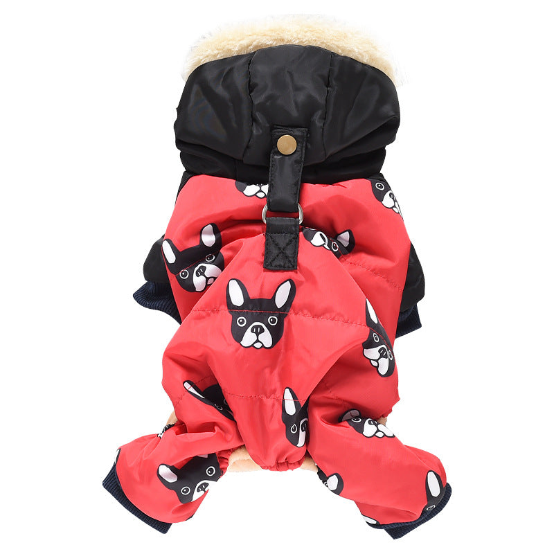 Dogs four-legged clothes
