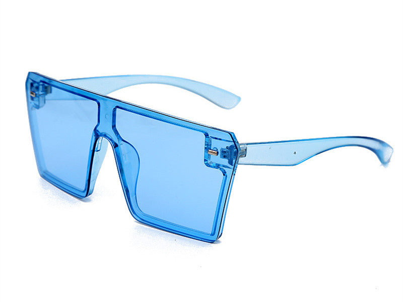 Grandes lunettes de soleil mercure à monture large