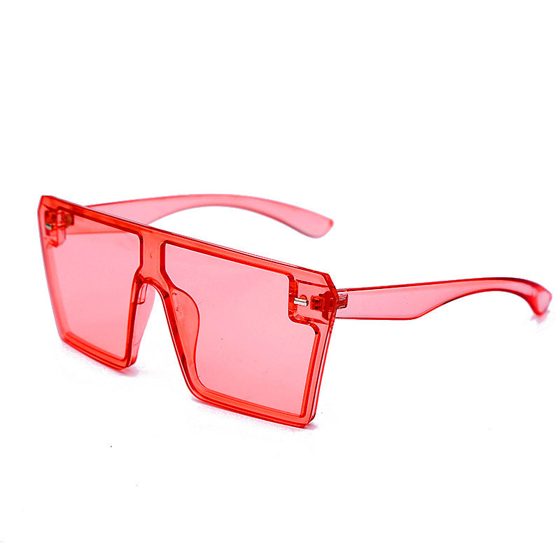 Grandes lunettes de soleil mercure à monture large