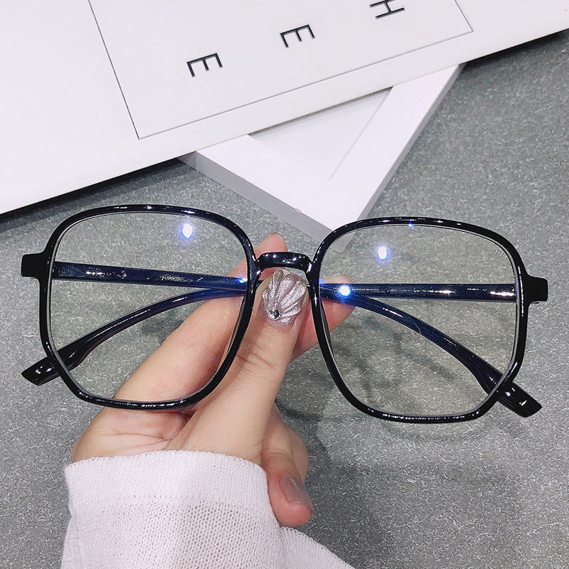 Blue Ray Proof Fashionable Large Frame Glasses