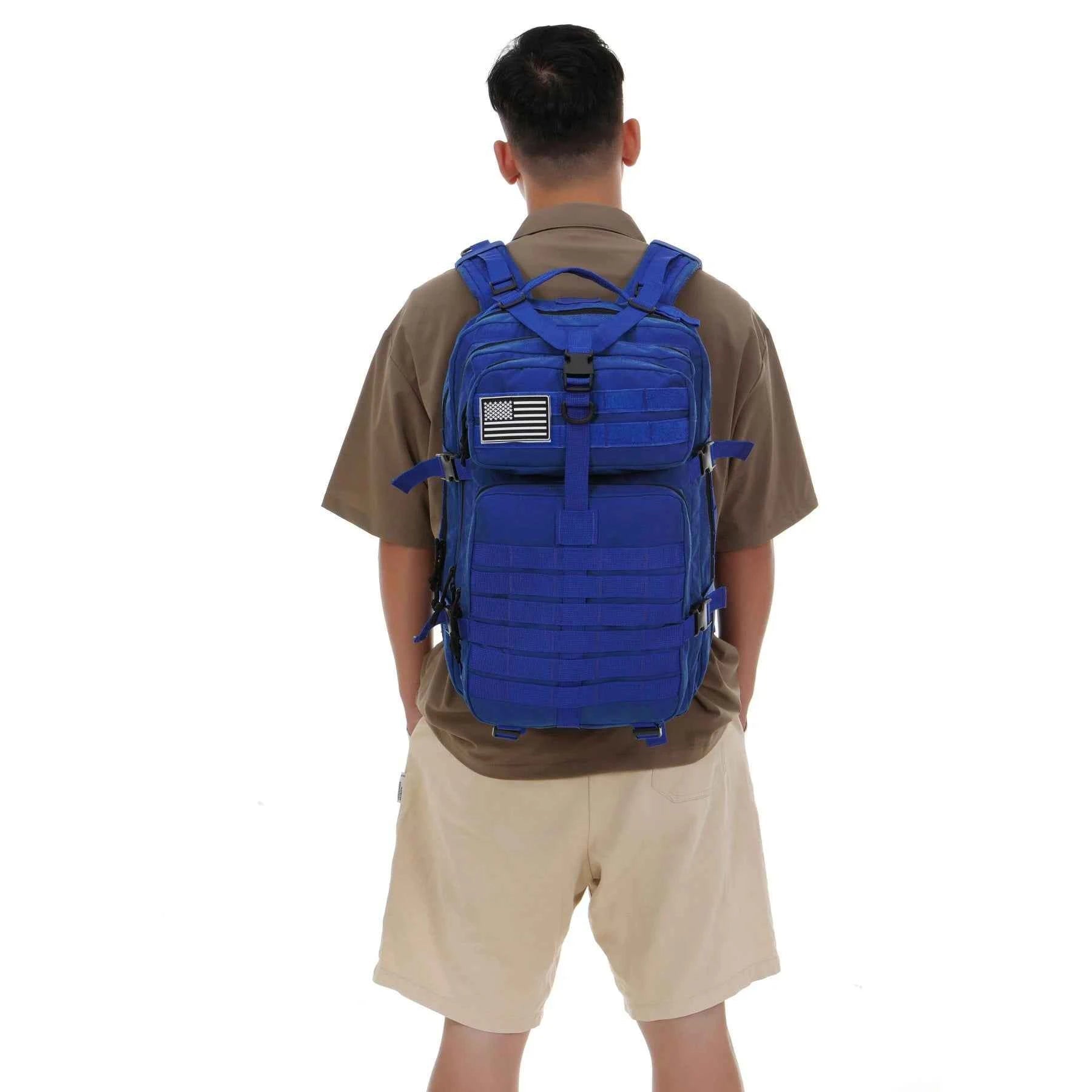 25L/50L Sturdy Nylon Waterproof Tactical Sports Trekking Fishing Hunting Camping Hiking Bag Backpack Outdoor Rucksacks - Shoppiline