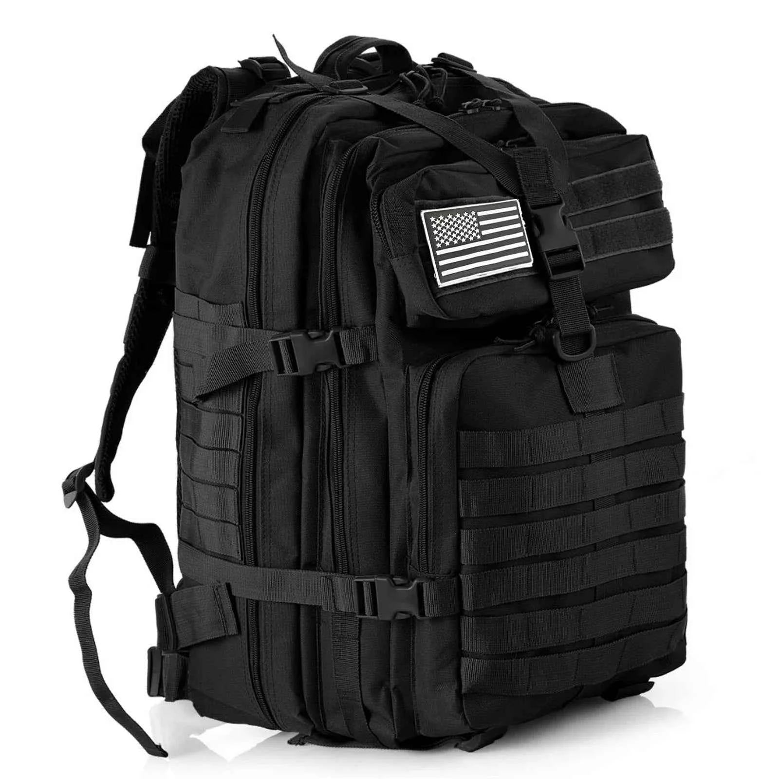 25L/50L Sturdy Nylon Waterproof Tactical Sports Trekking Fishing Hunting Camping Hiking Bag Backpack Outdoor Rucksacks - Shoppiline