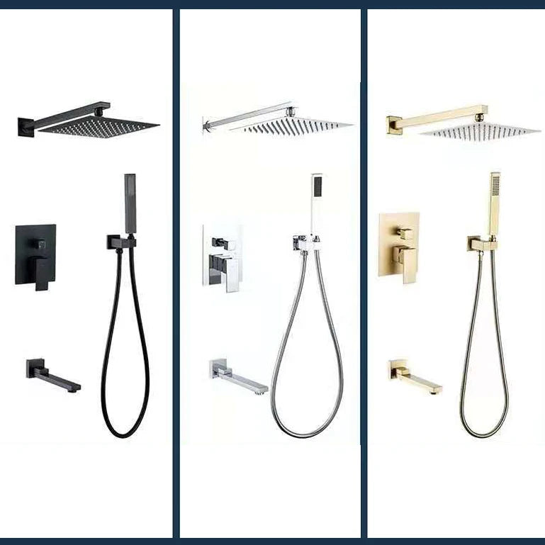 CLASIKAL LED Light Shower Set Color Ceramic New Design Wholesale Cheap Hotel European Chrome Modern Standard Black
