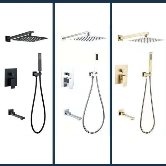 CLASIKAL LED Light Shower Set Color Ceramic New Design Wholesale Cheap Hotel European Chrome Modern Standard Black