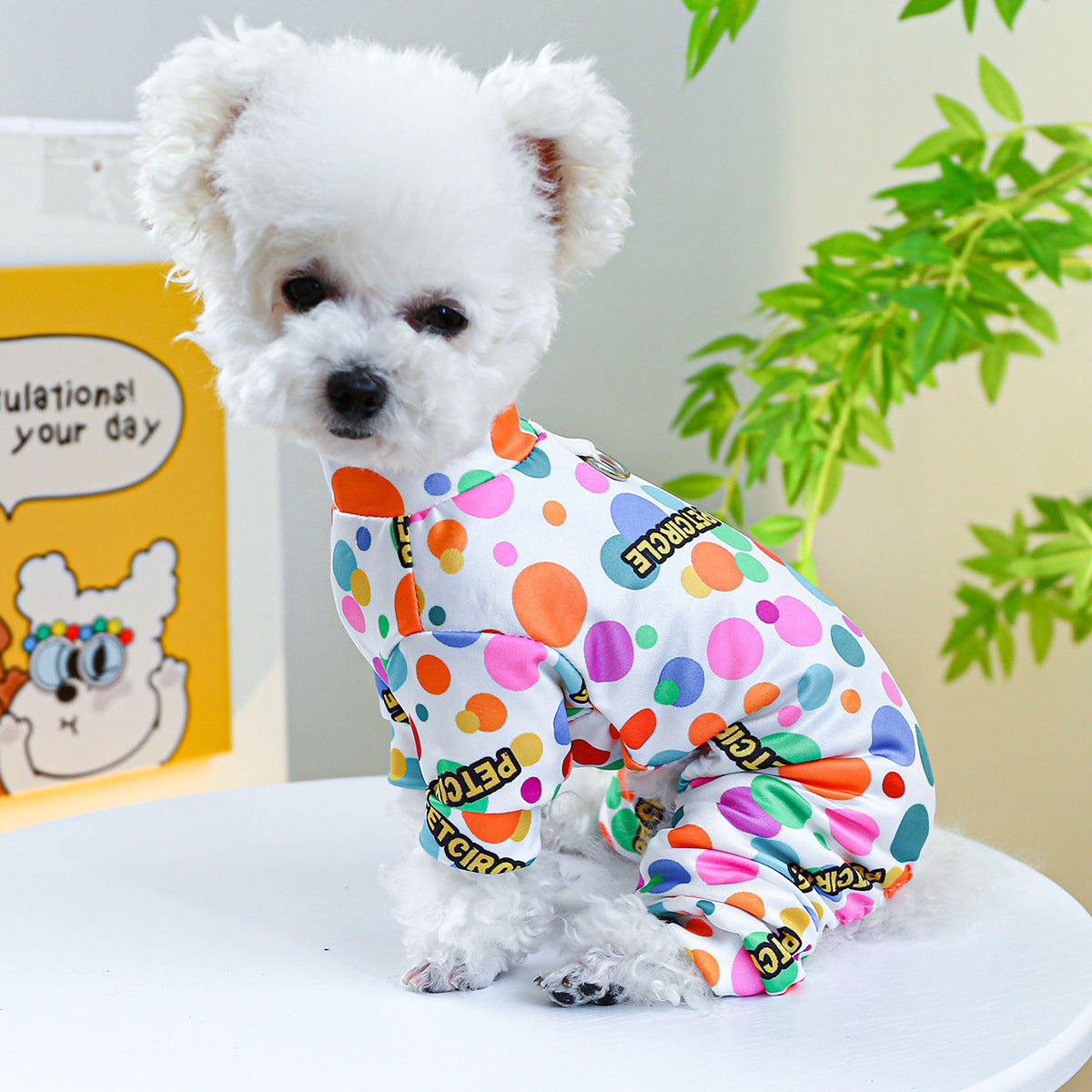 Homewear Belly-wrap Four-legged Outfit