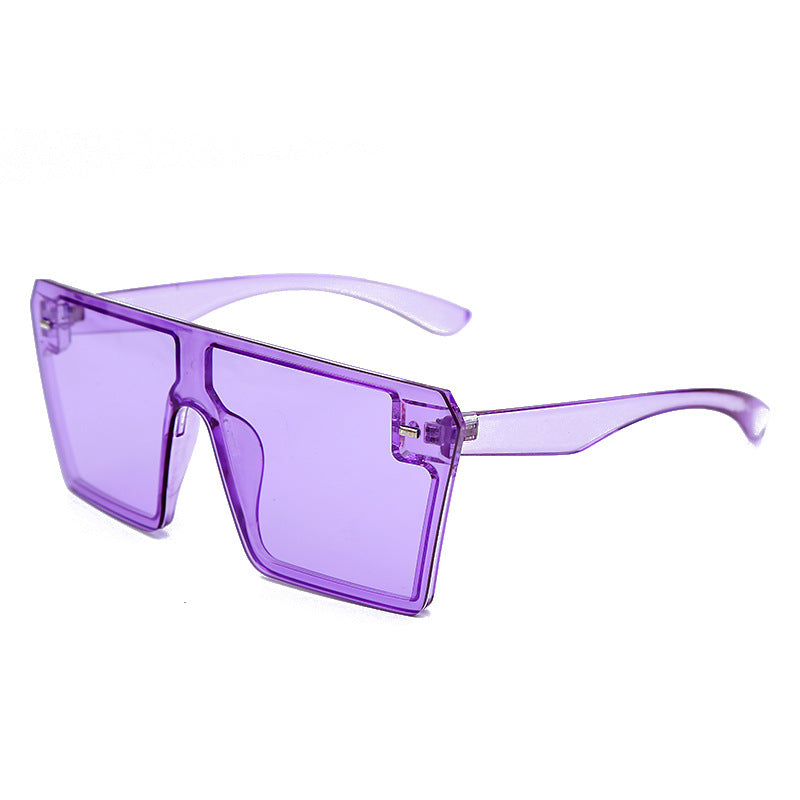 Grandes lunettes de soleil mercure à monture large
